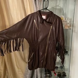 Brown ultra suede